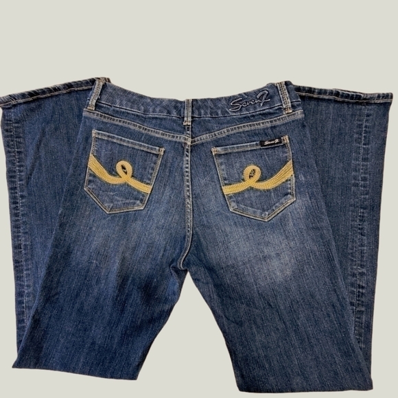 Seven7 Denim Bootcut Boyfriend Jeans Size 8 - Picture 10 of 14